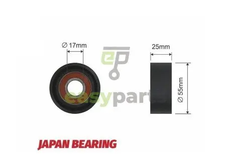 Ролик ручейкового ремня NTY RNK-CT-009