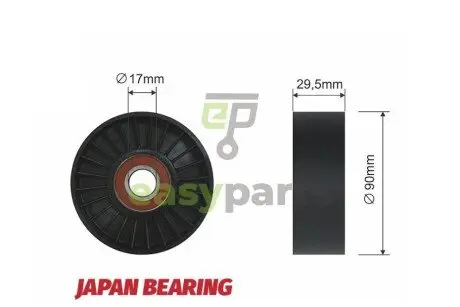 Ролик ручейкового ремня NTY RNK-CH-023