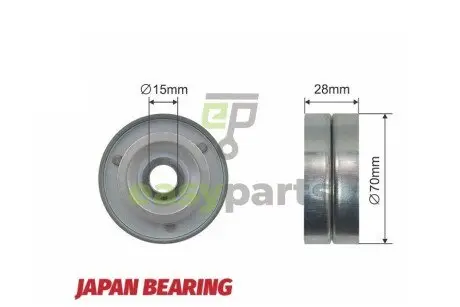 Ролик ручейкового ремня NTY RNK-AU-018