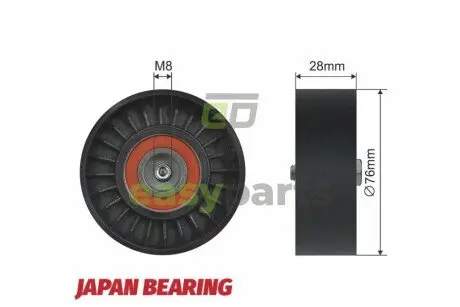 Ролик ручейкового ремня NTY RNK-AU-009