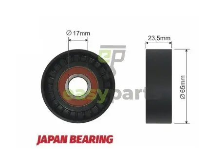 Ролик ручейкового ремня NTY RNK-AR-008