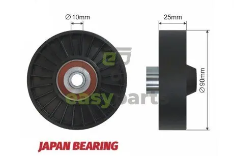 Ролик ручейкового ремня NTY RNK-AR-006