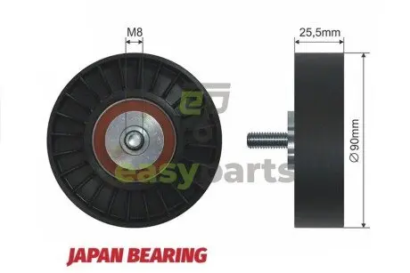 Ролик ручейкового ременя NTY RNK-VW-003