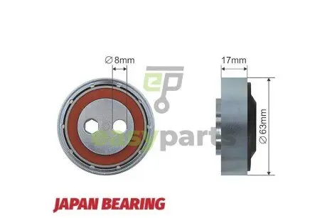 Ролик ручейкового ремня NTY RNK-AU-007