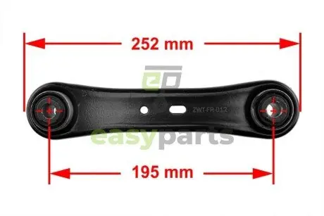 Важіль підвіски зад. NTY ZWT-FR-012