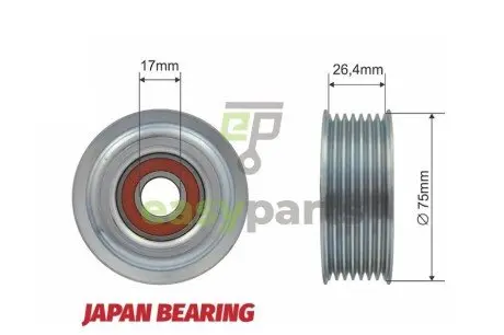 Ролик натяжителя NTY RNK-TY-008