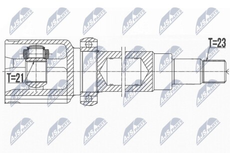 ВНУТРЕННИЙ ШАРНИР CV NTY NPW-FR-099