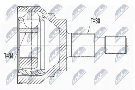 НАРУЖНЫЙ ШАРНИР CV NTY NPZ-ME-018