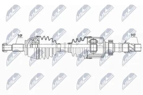 ПРИВОДНОЙ ВАЛ NTY NPW-RE-175