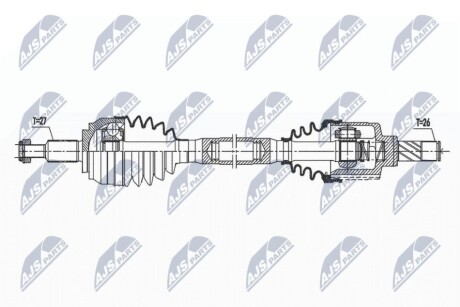 ПРИВОДНОЙ ВАЛ NTY NPW-RE-173