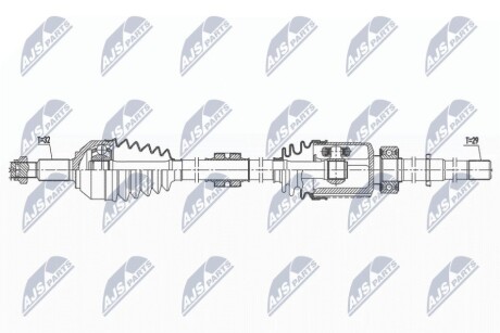 ПРИВОДНОЙ ВАЛ NTY NPW-NS-122