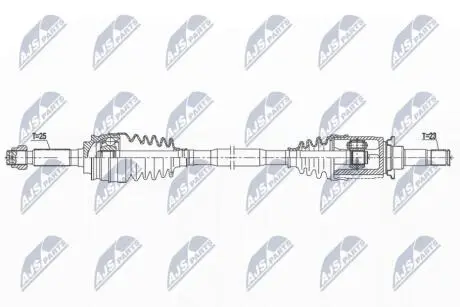 ПРИВОДНОЙ ВАЛ NTY NPW-CH-092