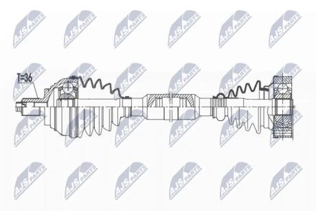 ПРИВОДНОЙ ВАЛ NTY NPW-VW-173