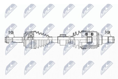 ПРИВОДНОЙ ВАЛ NTY NPW-TY-167