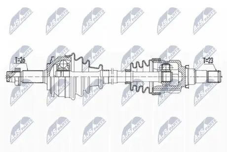ПРИВОДНОЙ ВАЛ NTY NPW-TY-163