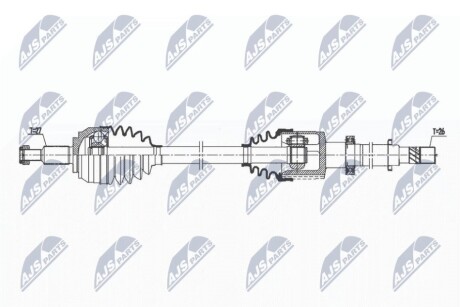 ПРИВОДНОЙ ВАЛ NTY NPW-RE-174