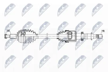 ПРИВОДНОЙ ВАЛ NTY NPW-RE-174