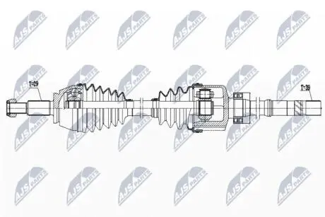 ПРИВОДНОЙ ВАЛ NTY NPW-RE-171