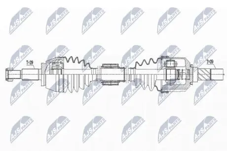 ПРИВОДНОЙ ВАЛ NTY NPW-RE-170