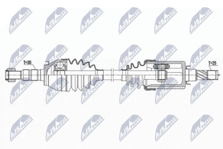 ПРИВОДНОЙ ВАЛ NTY NPW-PL-117