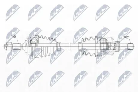 ПРИВОДНОЙ ВАЛ NTY NPW-PE-075