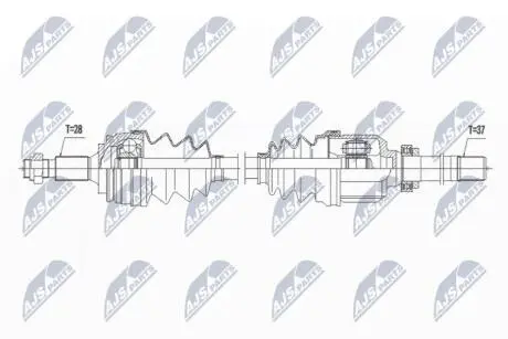 ПРИВОДНОЙ ВАЛ NTY NPW-PE-073