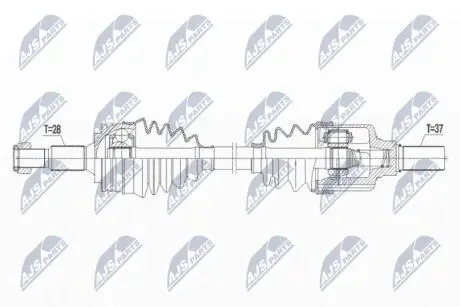 ПРИВОДНОЙ ВАЛ NTY NPW-PE-067