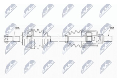 ПРИВОДНОЙ ВАЛ NTY NPW-PE-063