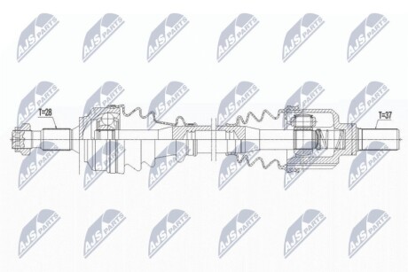 ПРИВОДНОЙ ВАЛ NTY NPW-PE-061