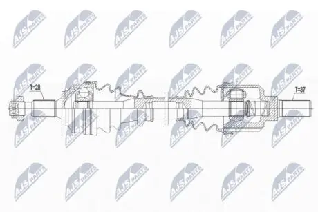 ПРИВОДНОЙ ВАЛ NTY NPW-PE-061