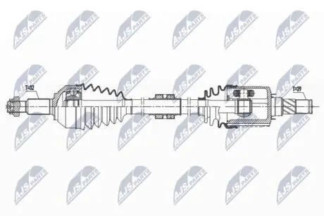 ПРИВОДНОЙ ВАЛ NTY NPW-NS-120