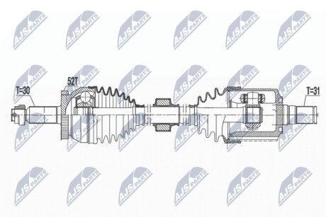 ПРИВОДНОЙ ВАЛ NTY NPW-HY-581