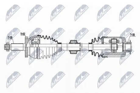 ПРИВОДНОЙ ВАЛ NTY NPW-HY-575