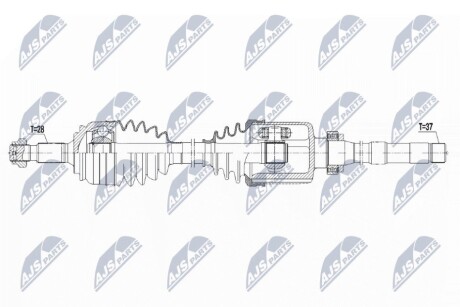 ПРИВОДНОЙ ВАЛ NTY NPW-CT-121