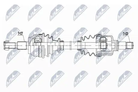 ПРИВОДНОЙ ВАЛ NTY NPW-FR-121