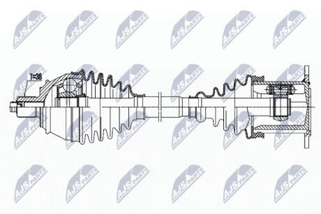 ПРИВОДНОЙ ВАЛ NTY NPW-AU-034