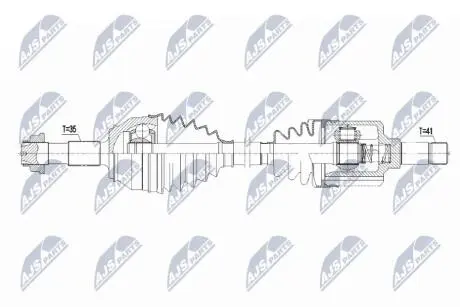 ПРИВОДНОЙ ВАЛ NTY NPW-CT-117