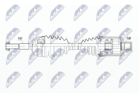 ПРИВОДНОЙ ВАЛ NTY NPW-CH-098