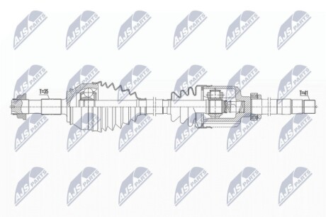 ПРИВОДНОЙ ВАЛ NTY NPW-CT-119