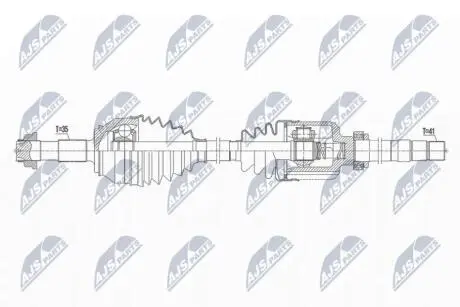 ПРИВОДНОЙ ВАЛ NTY NPW-CT-119