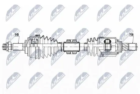 ПРИВОДНОЙ ВАЛ NTY NPW-NS-136