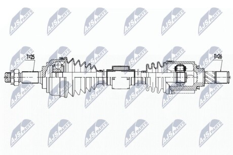 ПРИВОДНОЙ ВАЛ NTY NPW-NS-138