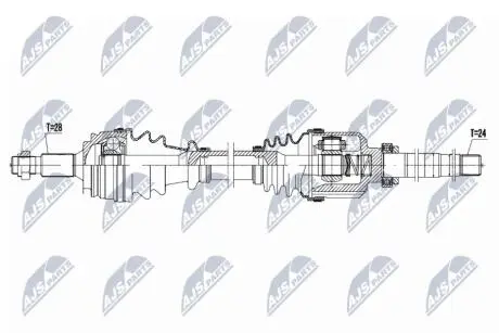 ПРИВОДНОЙ ВАЛ NTY NPW-PE-079