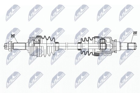 ПРИВОДНОЙ ВАЛ NTY NPW-TY-170