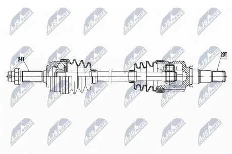 ПРИВОДНОЙ ВАЛ NTY NPW-TY-170