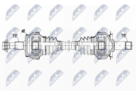 ПРИВОДНОЙ ВАЛ NTY NPW-ME-136