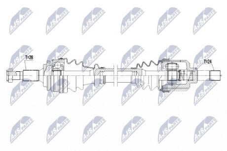 ПРИВОДНОЙ ВАЛ NTY NPW-PE-077