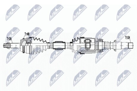 ПРИВОДНОЙ ВАЛ NTY NPW-TY-173