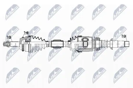 ПРИВОДНОЙ ВАЛ NTY NPW-TY-173