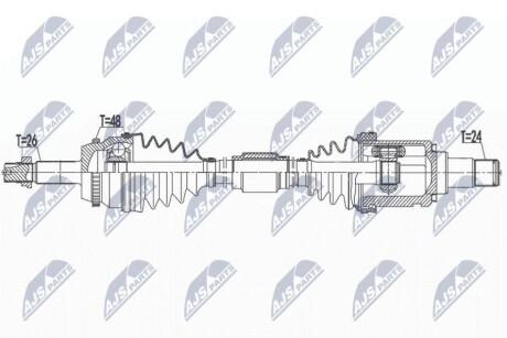 ПРИВОДНОЙ ВАЛ NTY NPW-TY-172